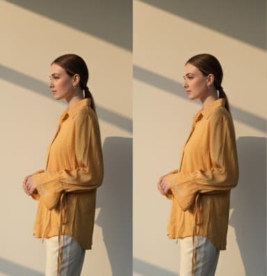 Sunshine Yellow Muslin-Linen Knot Cuff Shirt (Love Yourself) thumbnail 3