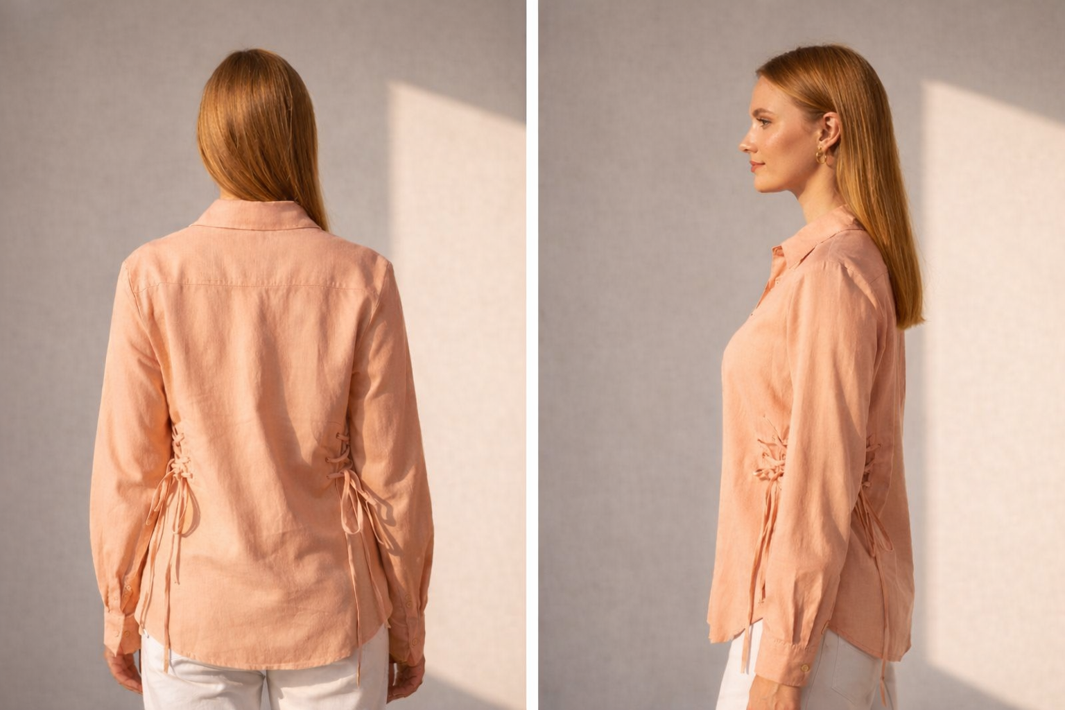 Side Drawstring Shirt